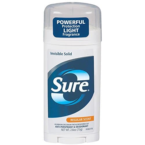 Sure Deodorant 2.6oz Invisible Solid Regular