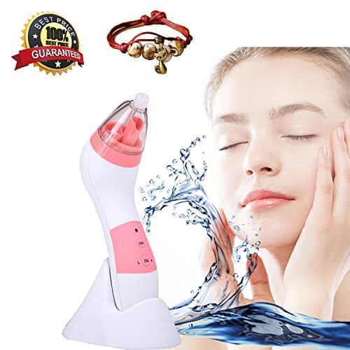 [New Version 2017] Jingfude Blackhead Removal Waterproof Personal Diamond Microdermabrasion Machine, skin peeling - Face lifting - Pore cleaning - Wrinkle removing, Pink