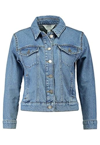 Miss Selfridge PetiteSTUDDED - Denim jacket - blue