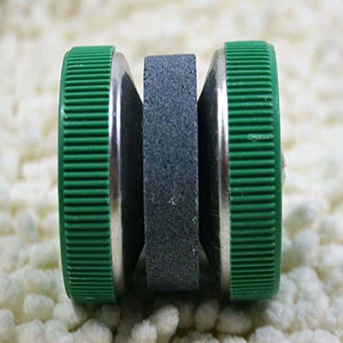 szwanju Kitchen Manual Knife Sharpener - Free Sharpening Stabilizer Knife Angle Guide - Two Sided #1000 &amp; #3000 Corundum Global Whetstone - Best