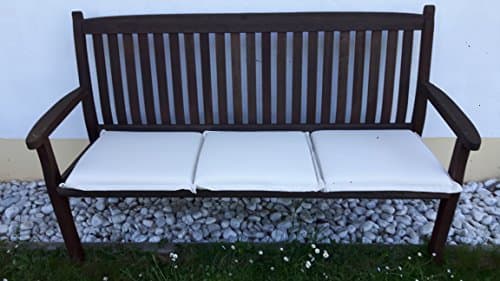 Luxury Stool Cushion 100% Polyacrylic Camaro White with Zip-Off Cover