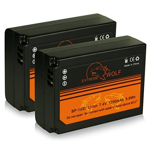 Bundle – 2 x ED-BP1030 Battery Packs for Samsung NX200 | NX210 | NX300 | NX1000 | NX1100 NX2000