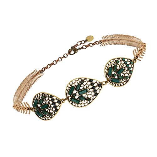 Laury Green Drop Headband, Purple