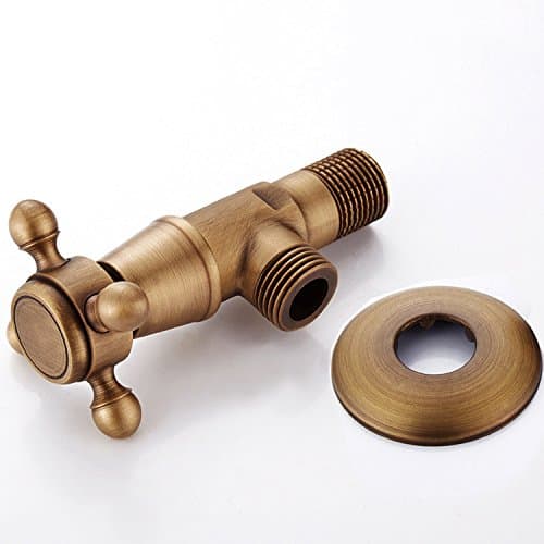 GFEI Bathroom bathroom hardware copper patina complex triangle valve tap