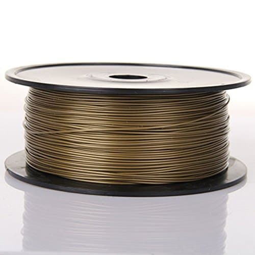 3D Printer Materials Filament PLA 1.75mm 1KG Spool for Reprap Makerbot ect (Gold)