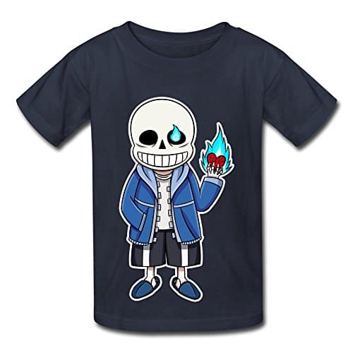 Rose MemeryKid Undertale T-shirt Navy X-Large