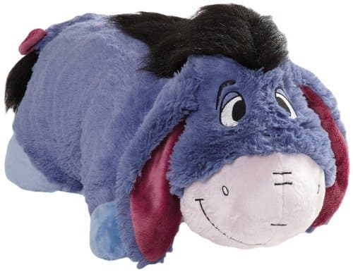 Pillow Pets Authentic Disney 18" Eeyore, Folding Plush Pillow- Large by CJ Products LLC