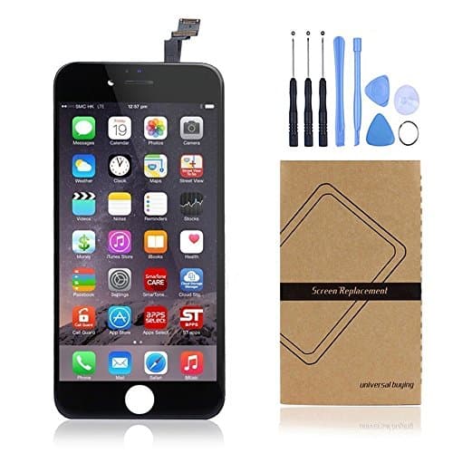 LCD Screen for iPhone 6 Plus, Universal BuyingTM Touch Screen Repair LCD Display Digitizer Replacement Kit, Black