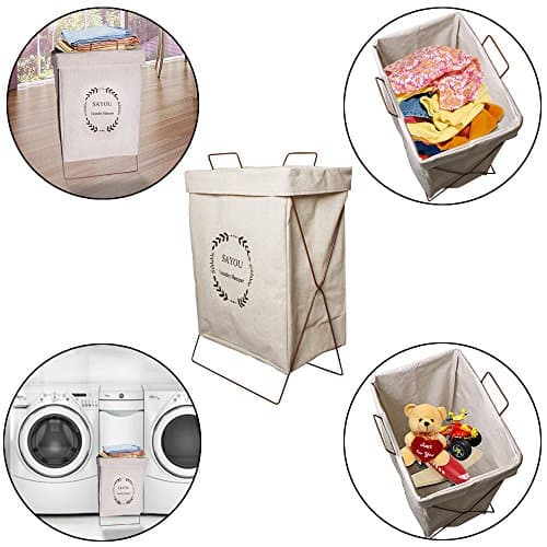Sayou® Large Foldable Laundry Storage Basket / Laundry Hampers / Dirty Clothes Storage with Handle Perfect in Your Bedroom, Nursery, Dorm, Closet, Laundry Room