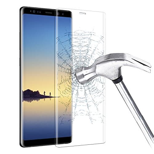 Samsung Note8 Tempered Glass Film, Vitutech Galaxy Note 8 Screen Protecter 3D Full Coverage 9H Hardness Anti Scratch Shatter Proof Protective Film for Samsung Galaxy Note8 - Transparent