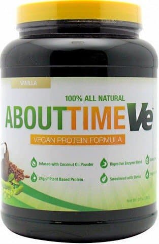 About Time Vegan Protein Formula, Vanilla mass growth muscle gain - 908 grams by SDC Nutrition M