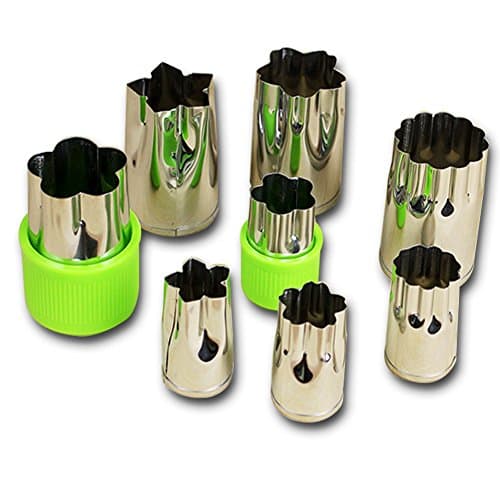 Fruit Cutter Mold &amp; Fruit and Vegetable Printing Mold - Fruit shape design,Stainless steel 8 sets