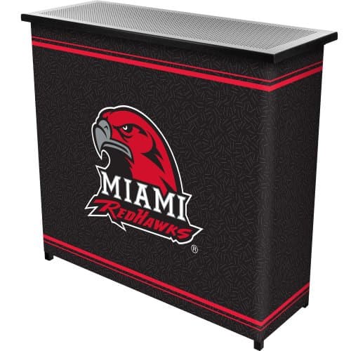 Miami University, OhioT 2 Shelf Portable Bar w/ Case