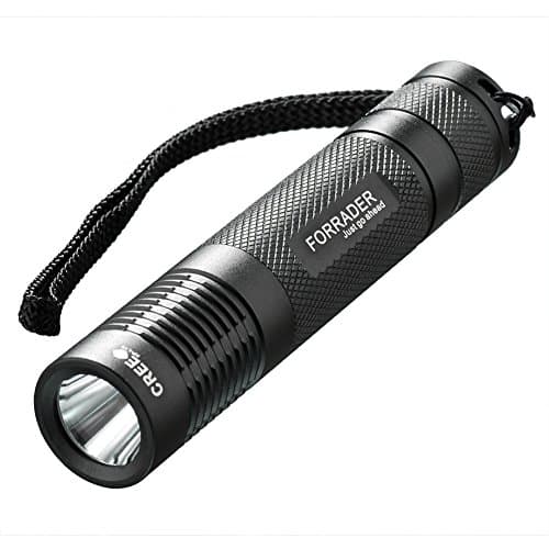 YaPeach Mini LED Handheld Flashlight, HG01 Pocket Aluminum Torch Super Bright 5 Modes CREE LED Waterproof Hand Tool for Outdoor Camping Hiking Indoor Lighting 18650 Battery USB Charger (Flashlight Kit)