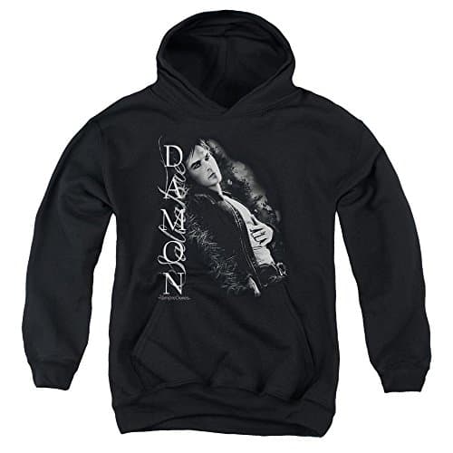 The Vampire Diaries Besides Me Big Boys Pullover Hoodie Black MD