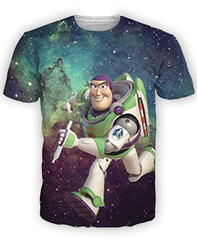 RageOn Men's Buzz Lightyear T-Shirt 3X Multi