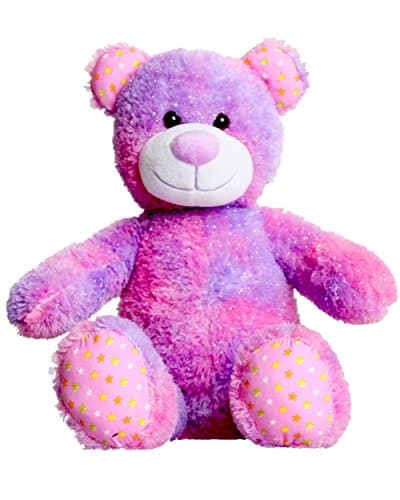 Marshmallow the Purple-Pink Sparkle Teddy Bear 16" (40cm) Stuff Your Own Bear Kit