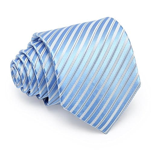 Zicac Men's Fashion Paisley Floral Patterned Handmade Polyester Regular Width Necktie with Cufflinks Pocket Square Handkerchief Tie Clip Stickpin Box Set for Wedding Party Formal Occasions