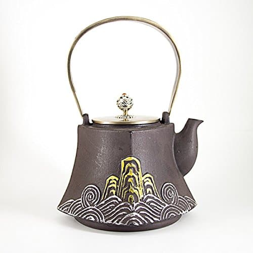 Cast Iron Teapot Cast Iron Pot Uncoated Kettle Kung Fu Tea Sets,F