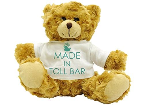 Made In Toll Bar - Plush Teddy Bear (22cm High Approx.)
