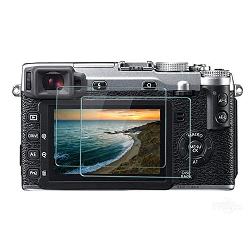 Ktele Tempered Toughened Optical Glass Camera Screen Protector For Fujifilm XE2 XM1 XA1 XA2 XA30 X100T Digital SLR camera Anti-scratch Anti-burst Super Light Transmittance Digital Picture Frame 2X Sheets Screen Protector Foils