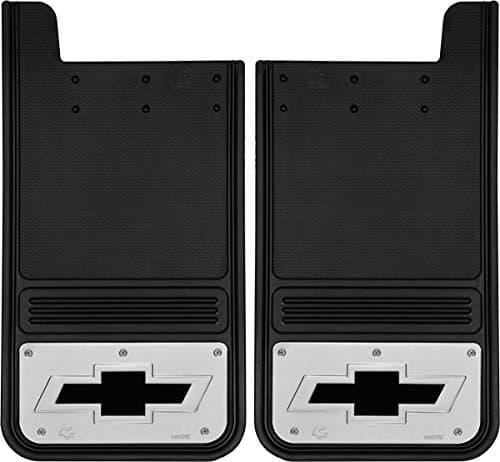 Gatorback Chevy Silverado Bowtie Truck Mud Flaps - Rear Pair by Truck Hardware