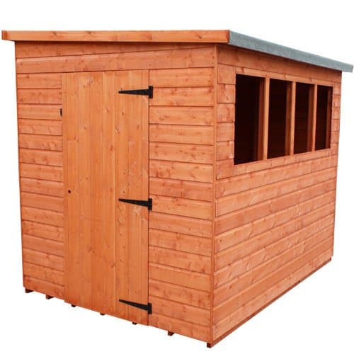 Woodlands Lean-To Pent Shed 6 X 4