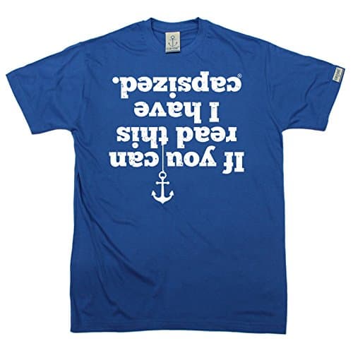 Ocean Bound Premium Mens If You Can Read This I Have Capsized T-Shirt Tee/Sailing Funny Fashion Birthday Gift Yacht Racing Boat accessories Captain Crew Sailor Clothing Christmas Present For him