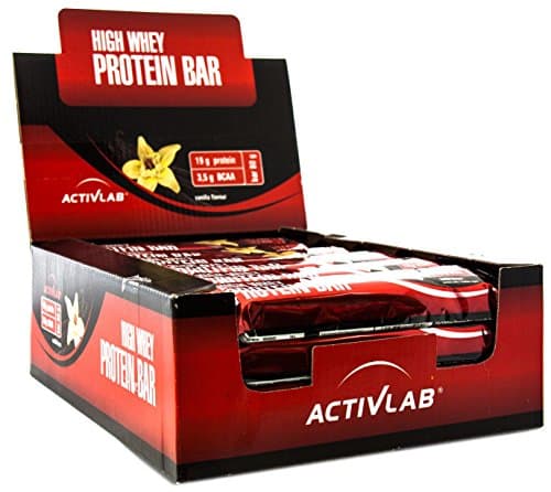 Activlab Vanilla High Whey Protein Bars - Pack of 24 Bars