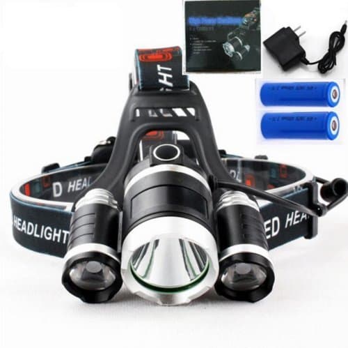 LED Headlight USB Rechargeable Headlamp Waterproof Helmet Light Cobiz 4 Modes