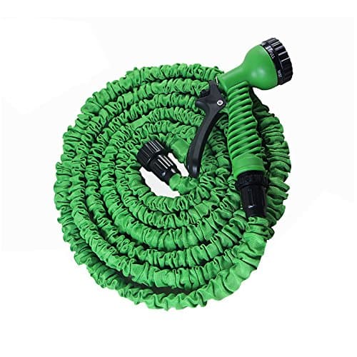 UKayed Expandable Extendable Water Garden Hose Pipe Stretch 3 Times It's Normal Size! (Green - 25ft)