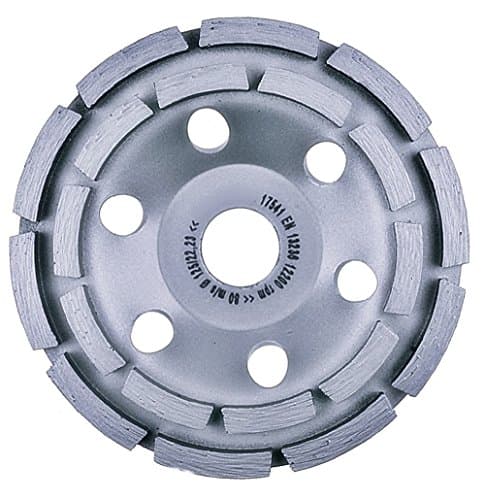 Premium Silver Diamond Cup Wheel 125 mm Concrete Building Materials Screed 20 Segments