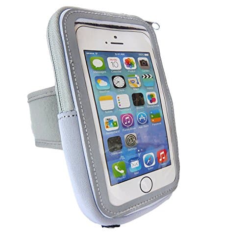 Lightweight and Sweat-Proof Case Bag for iPhone 6plus 6s plus 7plus Sport Armband for Hiking, Jogging, Gym, Running or Other Sports (4.7'' gray)