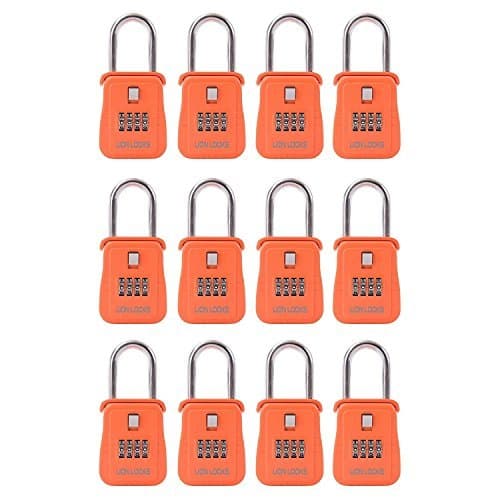 Lion Locks 1500 Key Storage Realtor Lock Box with Set-Your-Own Combination, (, Orange) by Lion Locks