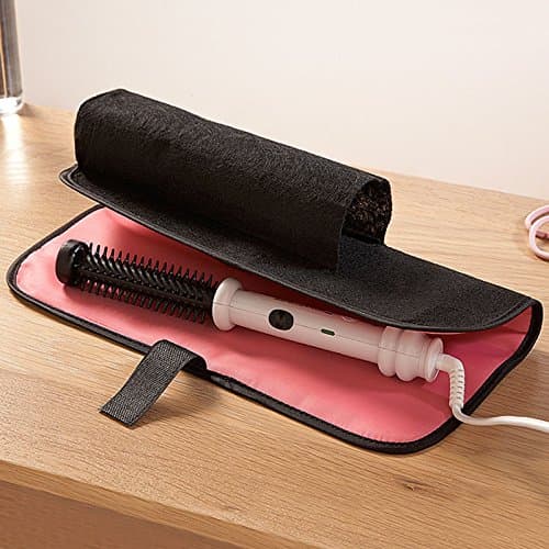 2-in-1 Heat Proof Mat and Storage Wrap / Travel Case for Hair Straightener and Curling Iron