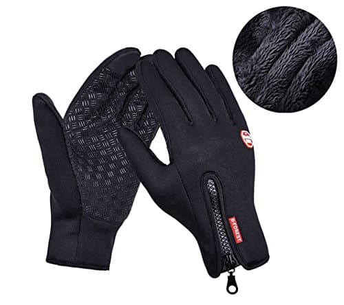 Warm Thick Lined Touch Screen Gloves, CuOmix® Winter Cold Weather Windproof Gloves Cycling Gloves for Men &amp; Women, Updated Version