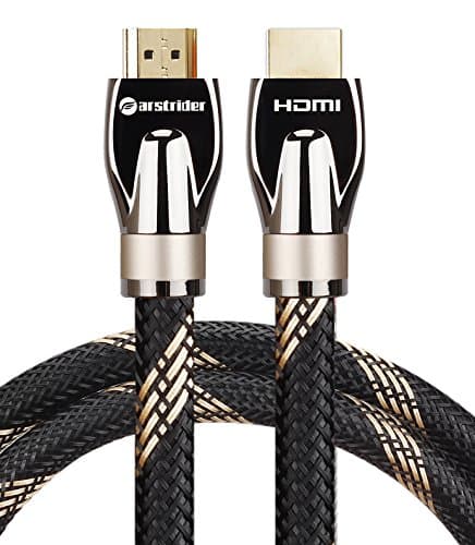 Farstrider HDMI Cable 10M - UHD HDMI 2.0(4K@60Hz) - High Speed 18Gbps - 24AWG Braided Cord - 24K Gold Plated - Zinc Alloy Shell-Ethernet Audio Return-Video 4K 2160p HD 1080P 3D-Xbox PS4 PC Apple TV