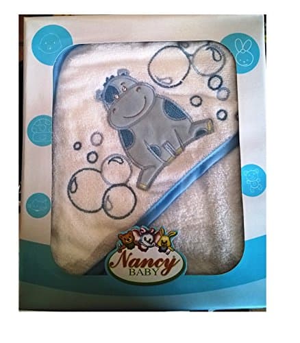 Nancy Baby Bathrobe Triangular for the Baby Bath Towels Fondo bianco