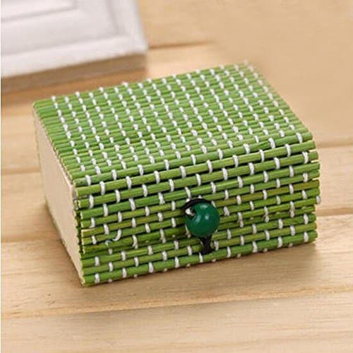 XUEQ Large Capacity Creative Bamboo Debris Box Jewelry Box Storage Box Jewelry Box Jewelry Box , 4
