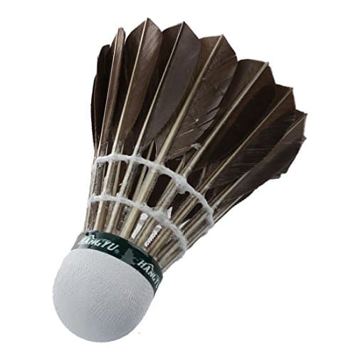 12pcs Training Goose Feather Shuttlecocks Badminton Balls Game Sport