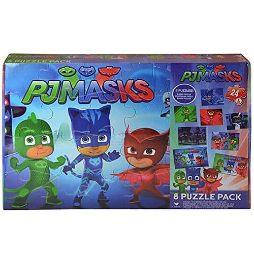 PJ Masks GIANT 8-Puzzle Pack [24 pieces for ea puzzle]