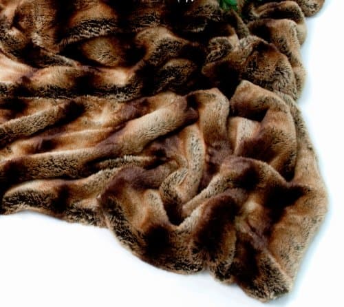 New Chamonix Luxury Faux Fur Throw- Long Runner