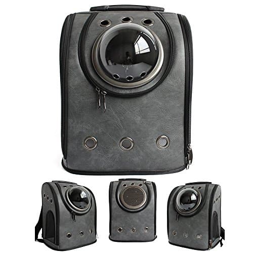 Aftnic Astronaut Capsule Bubble Pet Carrier Backpack for Cats and Small Dogs within 7.5KG