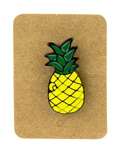 Metal Pineapple Enamel Pin Badge