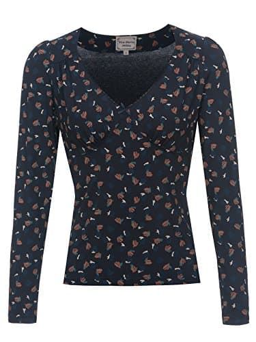 Vive Maria SWING BABE - Long sleeved top - navy allover