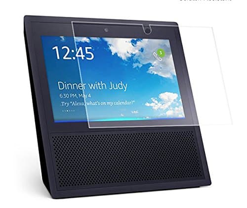 Echo Show Premium Tempered Glass screen protector | Anti-Fingerprint finish | Highly transparent &amp; shock resistant