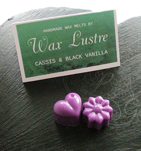 "Cassis &amp; Black Vanilla" Designer Perfume type, Handmade Highly fragranced, premium quality wax melts (Sample pack of 2)