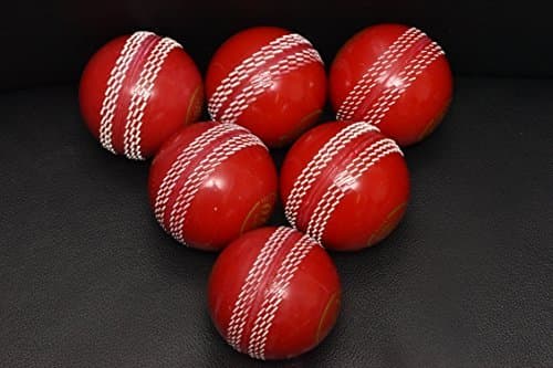 Swing Poly Cricket Ball Red Pack of 6) with seam