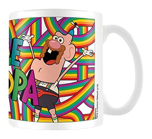 Uncle Grandpa Rainbow Pipes Ceramic Mug, Multicoloured, 7.9 x 11 x 9.3 cm