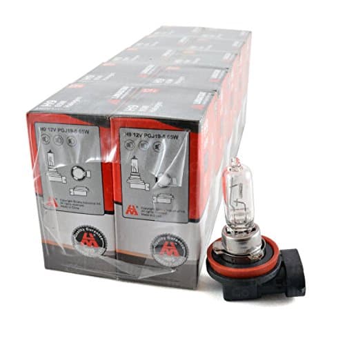 10x Halogen Lamps Bulb H9 12 V 65 W PGJ19-5 Transparent Low Beam High Beam for Kawasaki Motorcycles Ninja/VN/ZZ R
